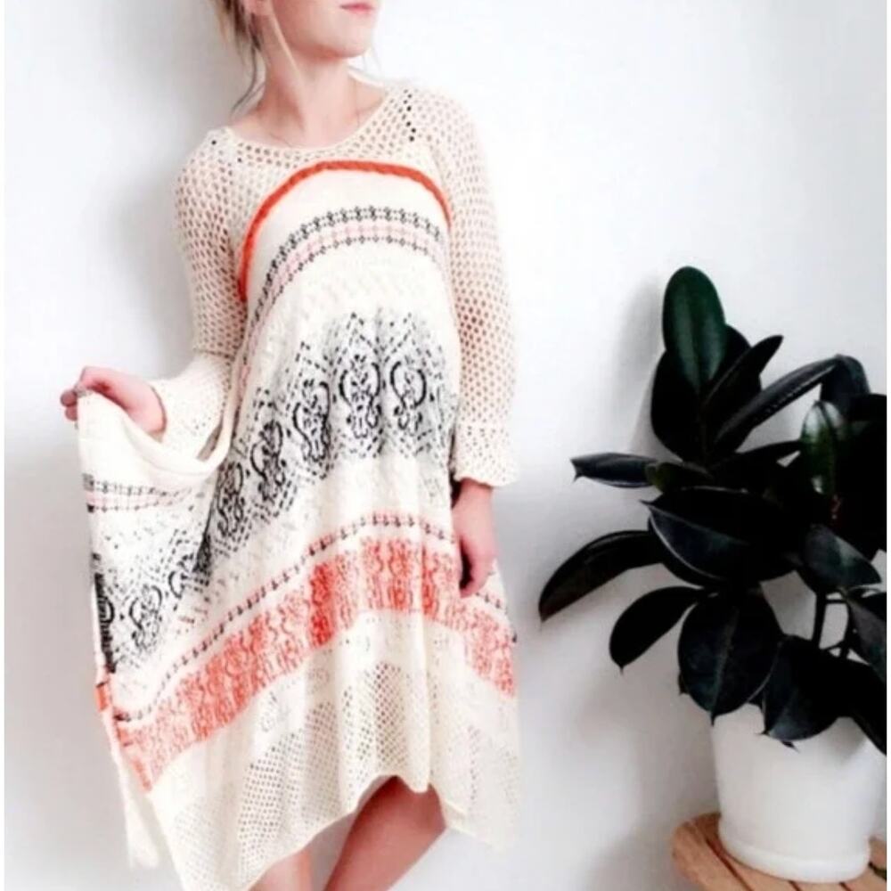 ANTHROPOLOGIE Sleeping On Snow Risen Sun Sweater Tunic {3A51} - Picture 3 of 9